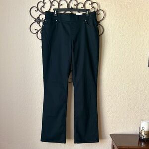 Black Bootcut Stretch Pants